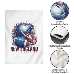 NE Football Spirit Garden Flag Game Day Sports Fan Gift TS12 Print Your Wear
