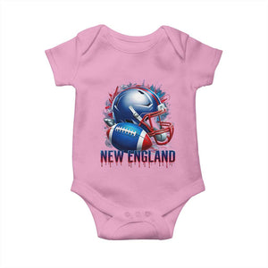 NE Football Spirit Baby Onesie Game Day Sports Fan Gift TS12 Light Pink Print Your Wear