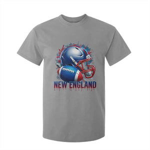 NE Football Spirit T Shirt For Kid Game Day Sports Fan Gift TS12 Sport Gray Print Your Wear