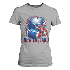 NE Football Spirit T Shirt For Women Game Day Sports Fan Gift TS12 Sport Gray Print Your Wear