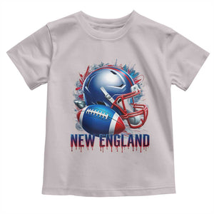 NE Football Spirit Toddler T Shirt Game Day Sports Fan Gift TS12 Ice Gray Print Your Wear