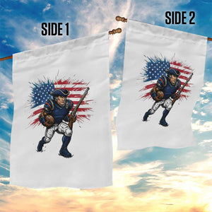 NE Football Fan Supporter Garden Flag American Flag Pride Gift TS12 Print Your Wear