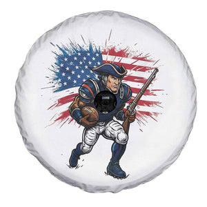 NE Football Fan Supporter Spare Tire Cover American Flag Pride Gift TS12 Print Your Wear