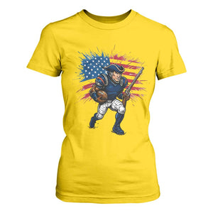 NE Football Fan Supporter T Shirt For Women American Flag Pride Gift TS12 Daisy Print Your Wear
