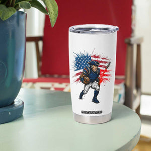 NE Football Fan Supporter Tumbler Cup American Flag Pride Gift TS12 Print Your Wear