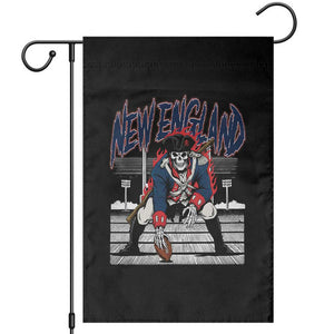 Gothic Skeleton Garden Flag NE Football Lover Gift TS12 Black Print Your Wear