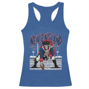 Gothic Skeleton Racerback Tank Top NE Football Lover Gift TS12 Royal Blue Print Your Wear
