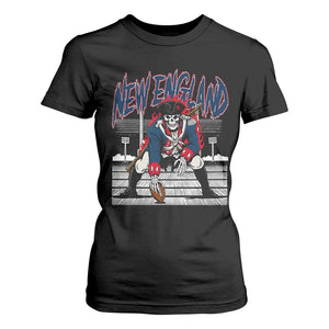 Gothic Skeleton T Shirt For Women NE Football Lover Gift TS12 Black Print Your Wear