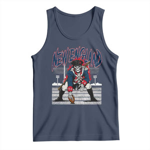 Gothic Skeleton Tank Top NE Football Lover Gift TS12 Navy Print Your Wear