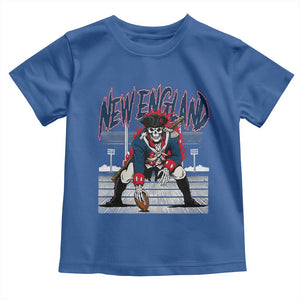 Gothic Skeleton Toddler T Shirt NE Football Lover Gift TS12 Royal Blue Print Your Wear