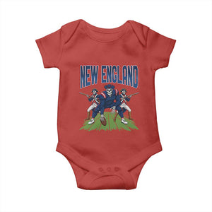 NE Gothic Skeleton Baby Onesie Football Lover Gift TS12 Red Print Your Wear