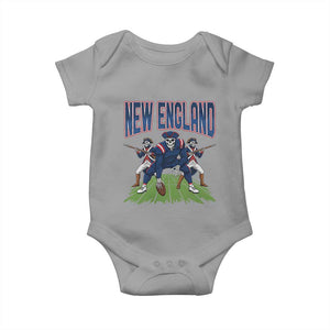 NE Gothic Skeleton Baby Onesie Football Lover Gift TS12 Sport Gray Print Your Wear