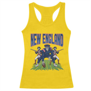 NE Gothic Skeleton Racerback Tank Top Football Lover Gift TS12 Daisy Print Your Wear