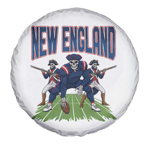 NE Gothic Skeleton Spare Tire Cover Football Lover Gift TS12 Print Your Wear