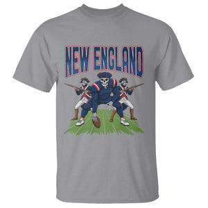 NE Gothic Skeleton T Shirt Football Lover Gift TS12 Sport Gray Print Your Wear