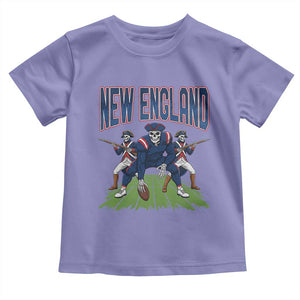 NE Gothic Skeleton Toddler T Shirt Football Lover Gift TS12 Violet Print Your Wear
