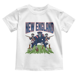 NE Gothic Skeleton Toddler T Shirt Football Lover Gift TS12 White Print Your Wear