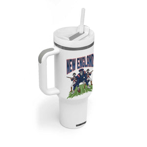 NE Gothic Skeleton Tumbler With Handle Football Lover Gift TS12 Print Your Wear
