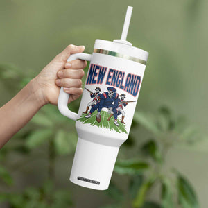 NE Gothic Skeleton Tumbler With Handle Football Lover Gift TS12 Print Your Wear