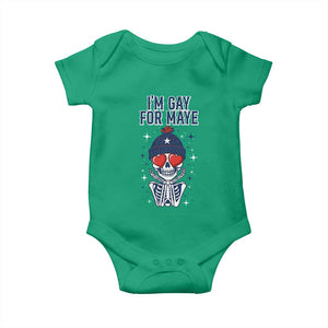 I Am Gay For Maye Baby Onesie Funny QB Football Fan Gift TS12 Irish Green Print Your Wear