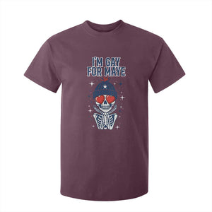 I Am Gay For Maye T Shirt For Kid Funny QB Football Fan Gift TS12 Maroon Print Your Wear