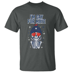 I Am Gay For Maye T Shirt Funny QB Football Fan Gift TS12 Dark Heather Print Your Wear