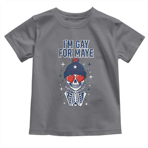 I Am Gay For Maye Toddler T Shirt Funny QB Football Fan Gift TS12 Charcoal Print Your Wear