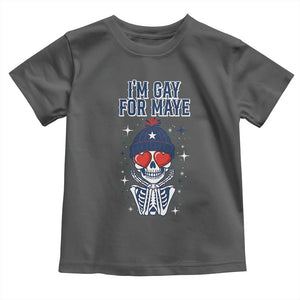 I Am Gay For Maye Toddler T Shirt Funny QB Football Fan Gift TS12 Dark Heather Print Your Wear