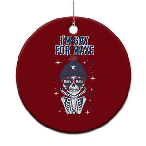 I Am Gay For Maye Ceramic Ornament Funny QB Sport Fan TS12 1pc Red Print Your Wear