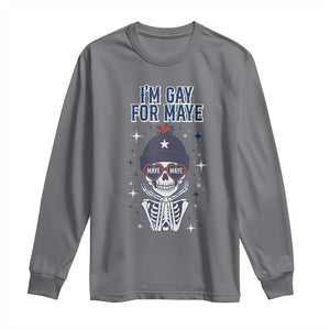 I Am Gay For Maye Long Sleeve Shirt Funny QB Sport Fan TS12 Charcoal Print Your Wear