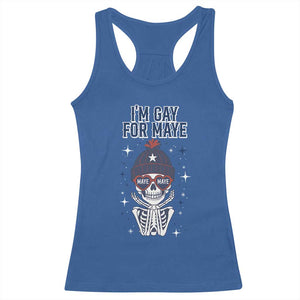 I Am Gay For Maye Racerback Tank Top Funny QB Sport Fan TS12 Royal Blue Print Your Wear
