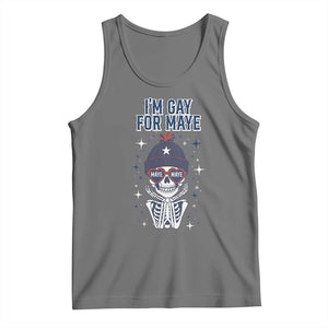 I Am Gay For Maye Tank Top Funny QB Sport Fan TS12 Black Heather Print Your Wear