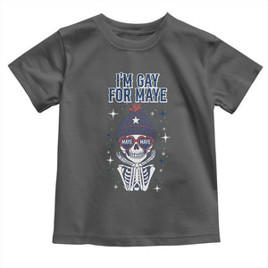 I Am Gay For Maye Toddler T Shirt Funny QB Sport Fan TS12 Dark Heather Print Your Wear