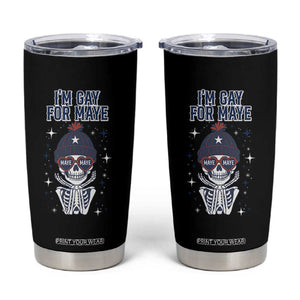 I Am Gay For Maye Tumbler Cup Funny QB Sport Fan TS12 Black Print Your Wear