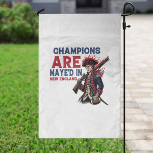 Champions Are Maye'd In NE Garden Flag Funny QB Sport Fan TS12 Print Your Wear