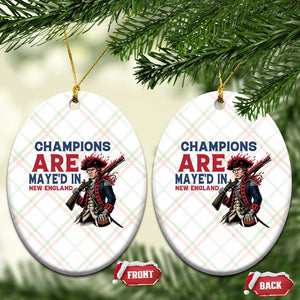 Champions Are Maye'd In NE Ceramic Ornament Funny QB Sport Fan TS12 Print Your Wear