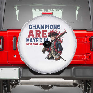 Champions Are Maye'd In NE Spare Tire Cover Funny QB Sport Fan TS12 White Print Your Wear