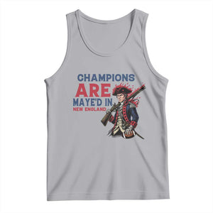 Champions Are Maye'd In NE Tank Top Funny QB Sport Fan TS12 Athletic Heather Print Your Wear