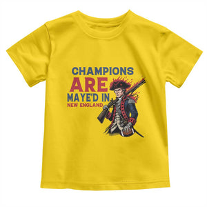 Champions Are Maye'd In NE Toddler T Shirt Funny QB Sport Fan TS12 Daisy Print Your Wear