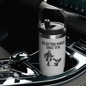 Rejecting Kings Since 1776 Flip Straw Tumbler Funny George Washington TS12 Print Your Wear