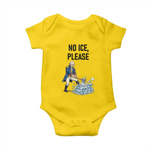 Funny George Washington Political Anti Ice Gift Baby Onesie TS12 Daisy Print Your Wear
