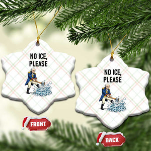 Funny George Washington Political Anti Ice Gift Ceramic Ornament TS12 Print Your Wear
