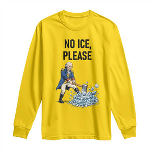 Funny George Washington Political Anti Ice Gift Long Sleeve Shirt TS12 Daisy Print Your Wear