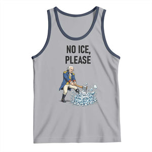 Funny George Washington Political Anti Ice Gift Tank Top TS12 Athletic Heather Navy Print Your Wear