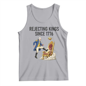 Funny George Washington Protest Tank Top Rejecting Kings Since 1776 TS12 Athletic Heather Print Your Wear