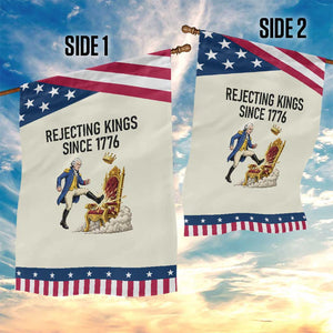 Funny George Washington Protest Garden Flag Rejecting Kings Since 1776 TS12 Print Your Wear