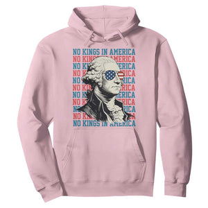 Funny George Washington Protest Hoodie No Kings In America TS12 Light Pink Print Your Wear