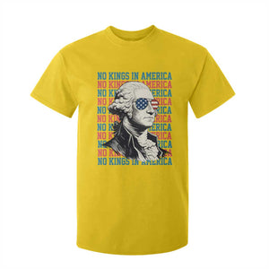 Funny George Washington Protest T Shirt For Kid No Kings In America TS12 Daisy Print Your Wear