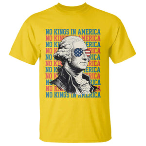 Funny George Washington Protest T Shirt No Kings In America TS12 Daisy Print Your Wear