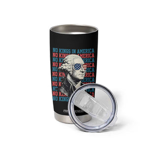 Funny George Washington Protest Tumbler Cup No Kings In America TS12 Print Your Wear